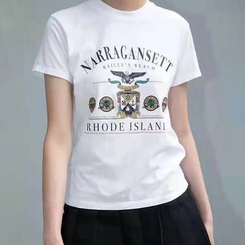 Girls Embroidery Cotton Tshirts Summer Fashion Ladies