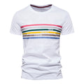 Fashion Striped Cotton T shirt