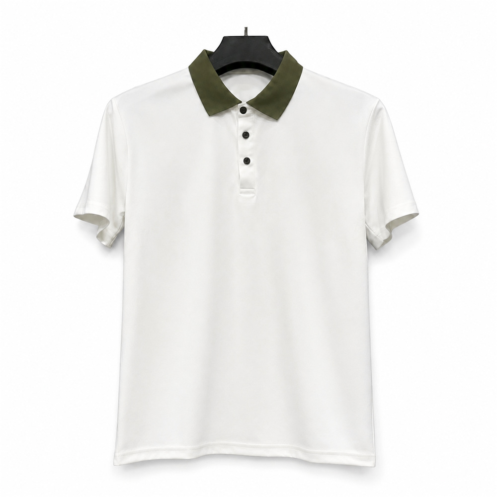 White Short-Sleeve Casual Top